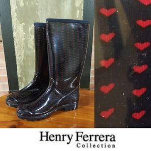 Henry Ferrera | Fun Heart Tall Rain Boots